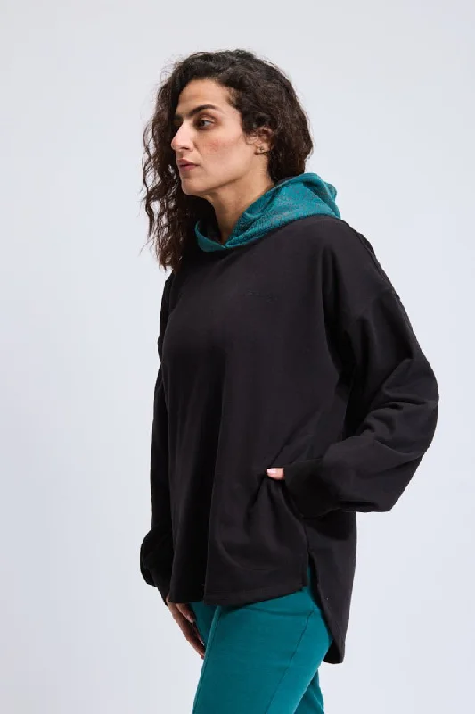 Black Oversized Hoodie