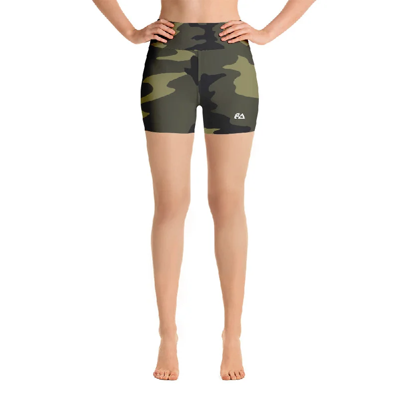 Classic Logo X Army Camo - Yoga Shorts