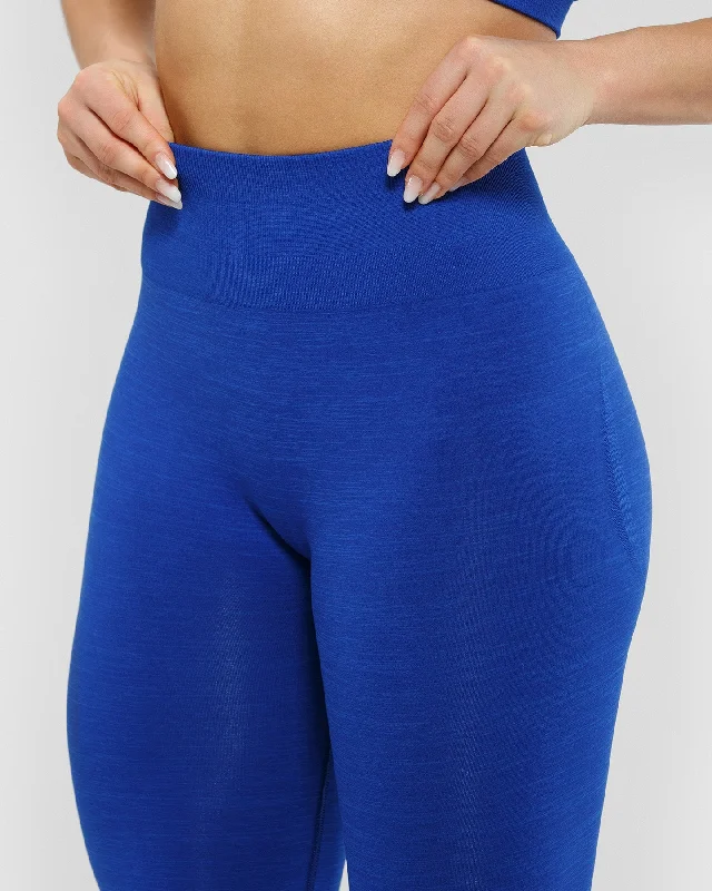 Define Scrunch Seamless 7/8 Leggings | Galactic Blue