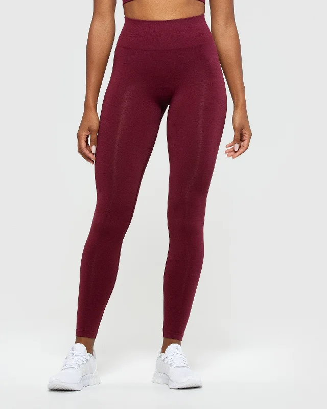 Define Scrunch Seamless Leggings | Dark Cherry