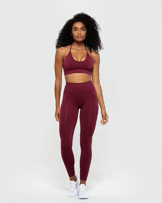 Define Scrunch Seamless Leggings | Dark Cherry