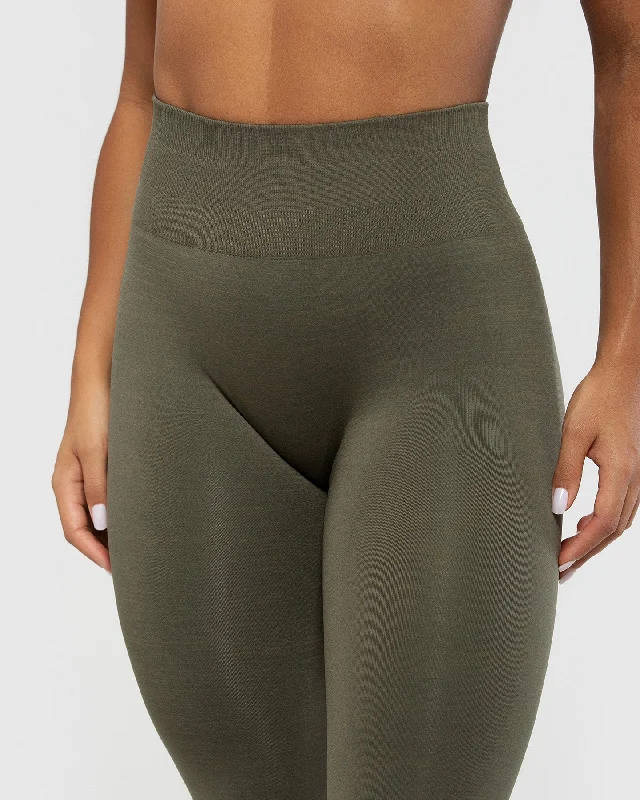 Define Scrunch Seamless Leggings | Khaki