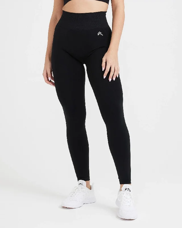 Effortless Seamless Leggings | Black