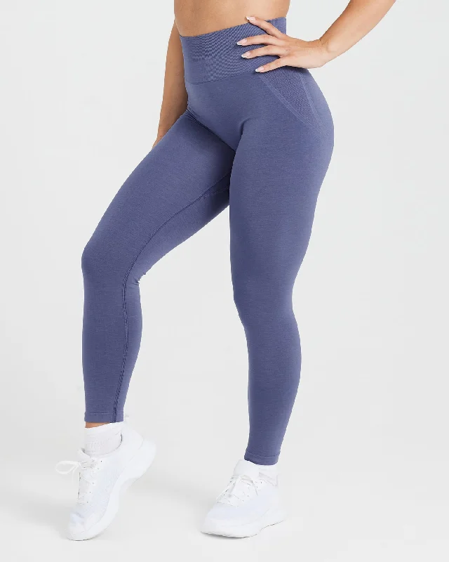 Effortless Seamless Leggings | Slate Blue