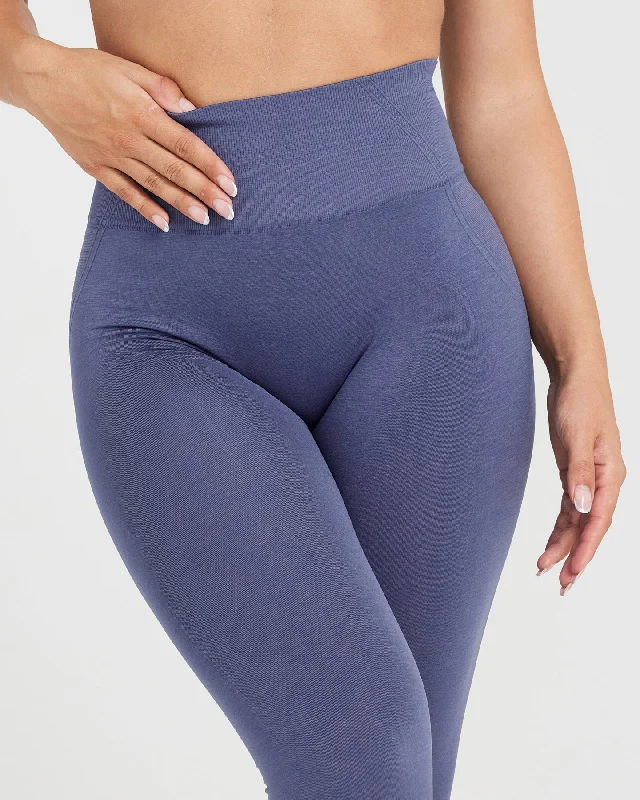 Effortless Seamless Leggings | Slate Blue