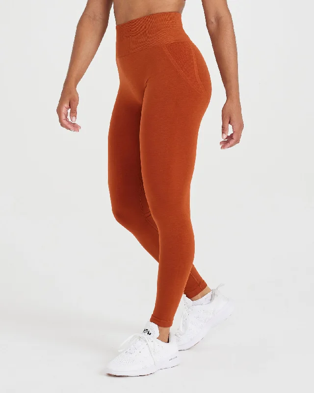 Effortless Seamless Leggings | Warm Copper