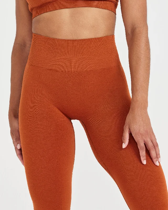 Effortless Seamless Leggings | Warm Copper