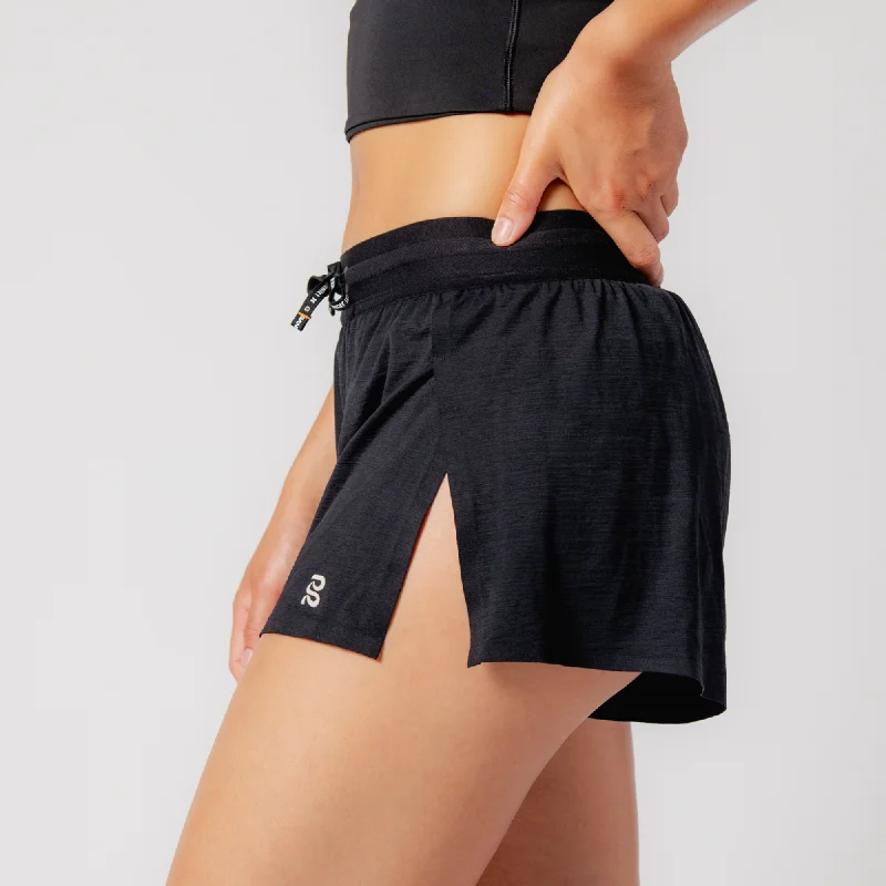 Litewave™ 3"" Fly Away Women's Run Short - Black