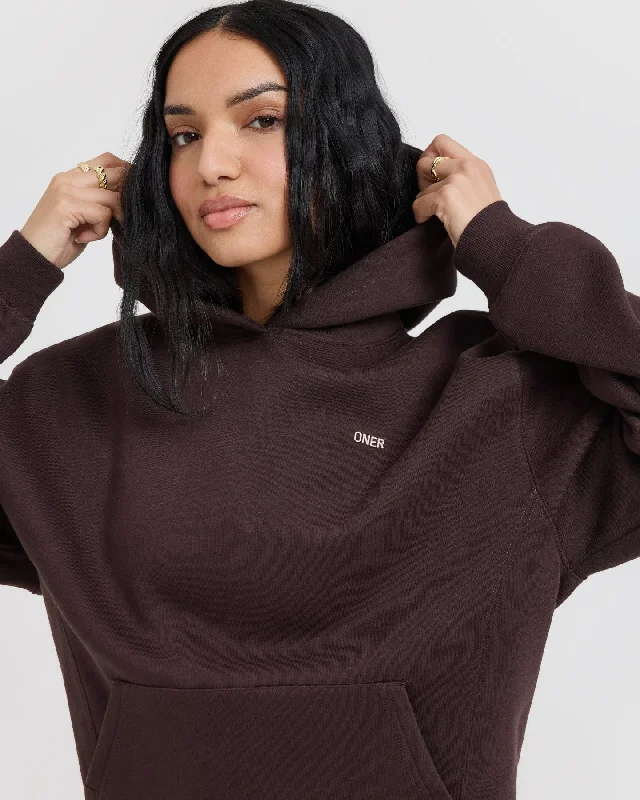 Foundations Hoodie | Plum Brown