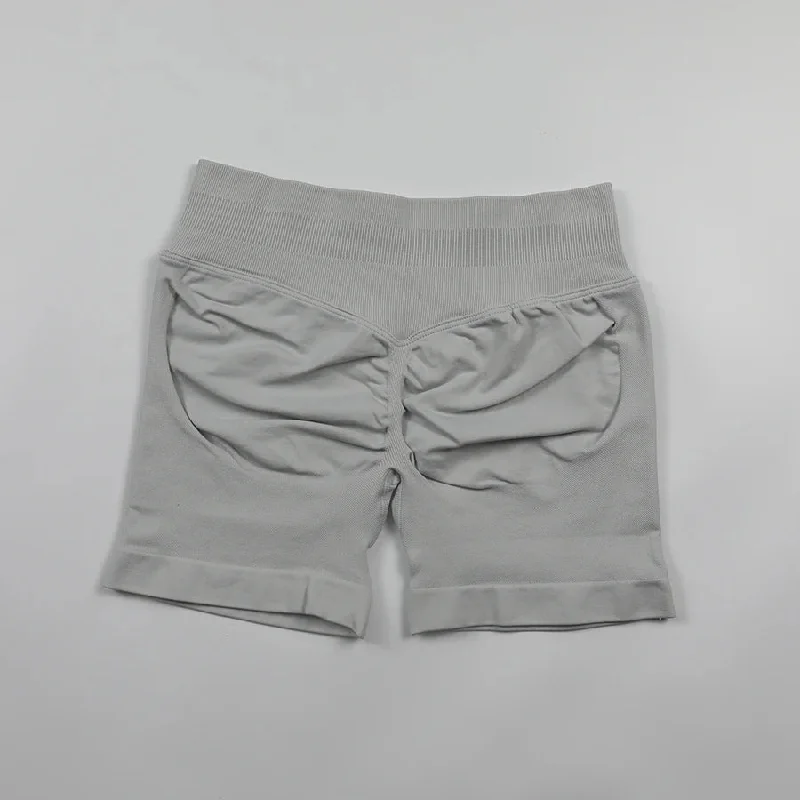 Low Ribbed Waistband Yoga Shorts