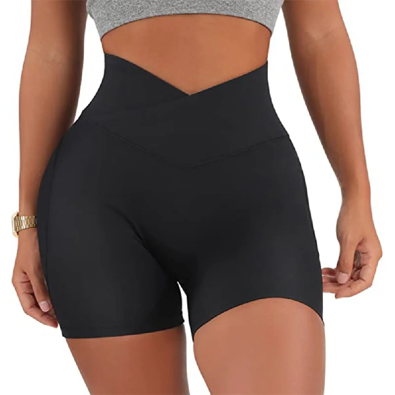 Women's V Waist Yoga Shorts