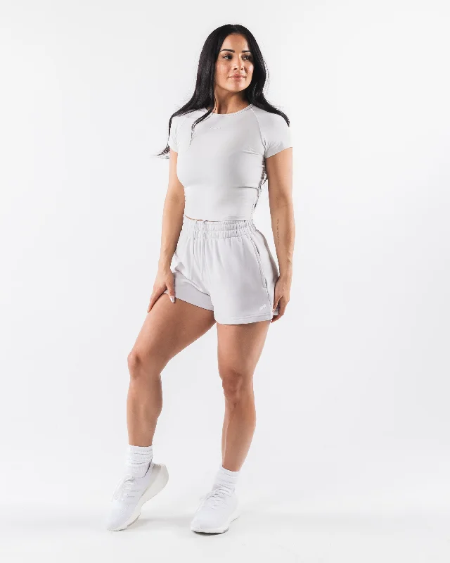 Athletics Sweatshort - White Smoke