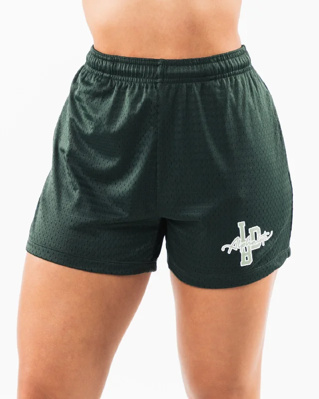 Signature Mesh Short 4"" - Evergreen