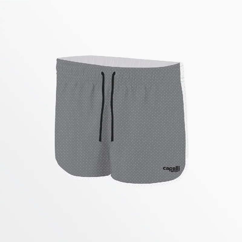 WOMEN'S 2-TONE MESH SHORTS