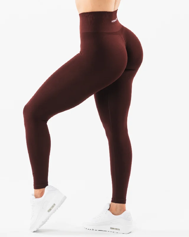 Amplify Legging - Sangria