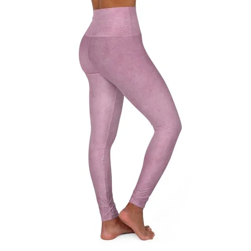 High-waist Fitness Legging Yoga Pants, Pink