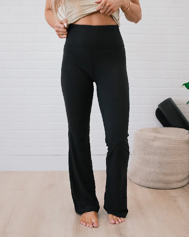 Rae Mode Flare Leggings - Black