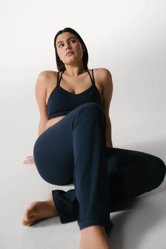 Ultimate Wrap Over Yoga Pant - Navy Blue