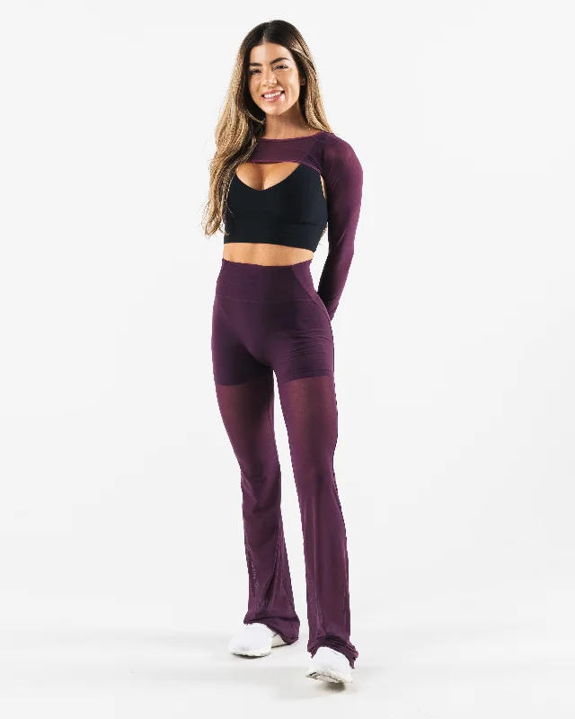 Mesh Astor Flared Pant - Regio