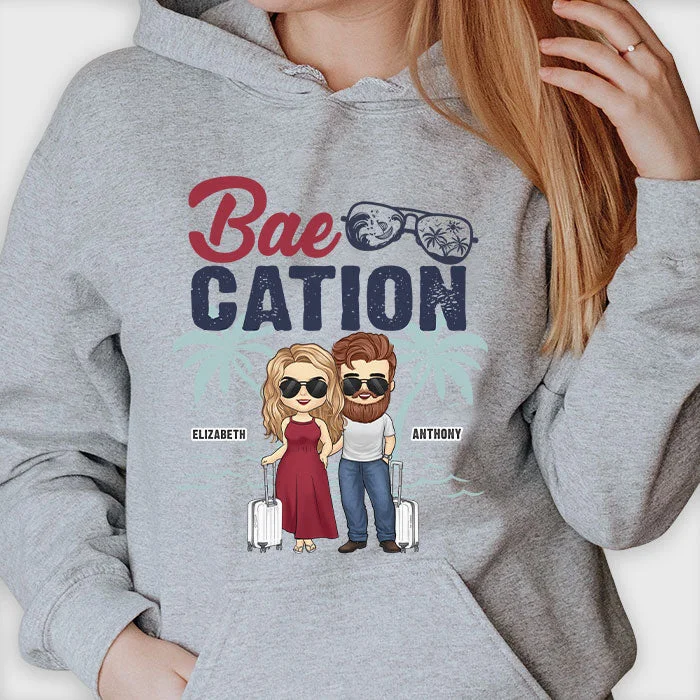 Bae Cation - Gift For Couples, Husband Wife - Personalized Unisex Hoodie