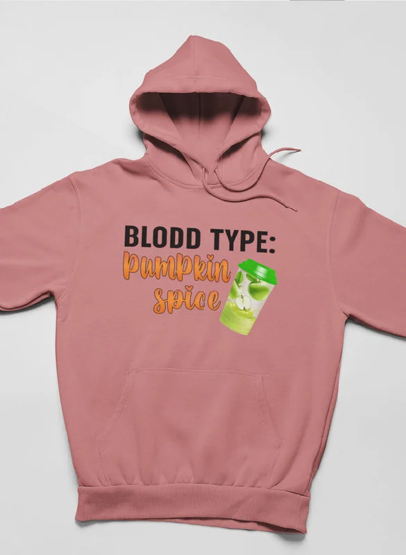 Blood Type Pumpkin Spice Hoodie