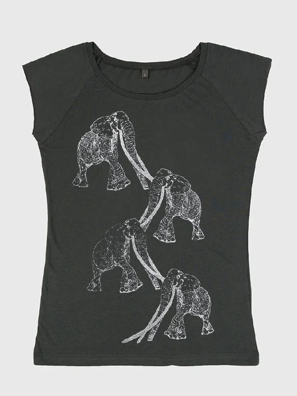 S / Grey - Silver Metalic Elephant Tuskers