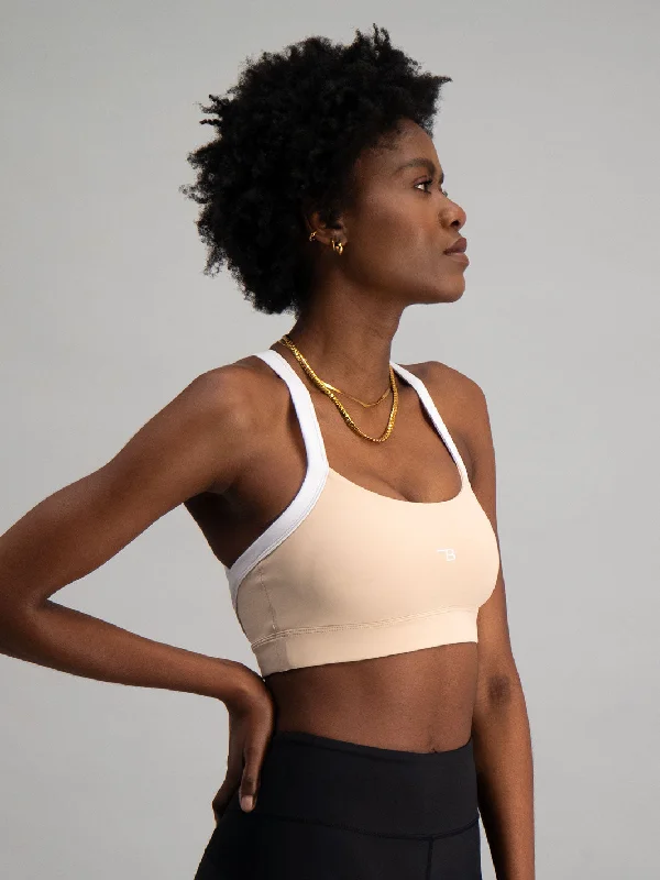 Milan Sports Bra - Beige