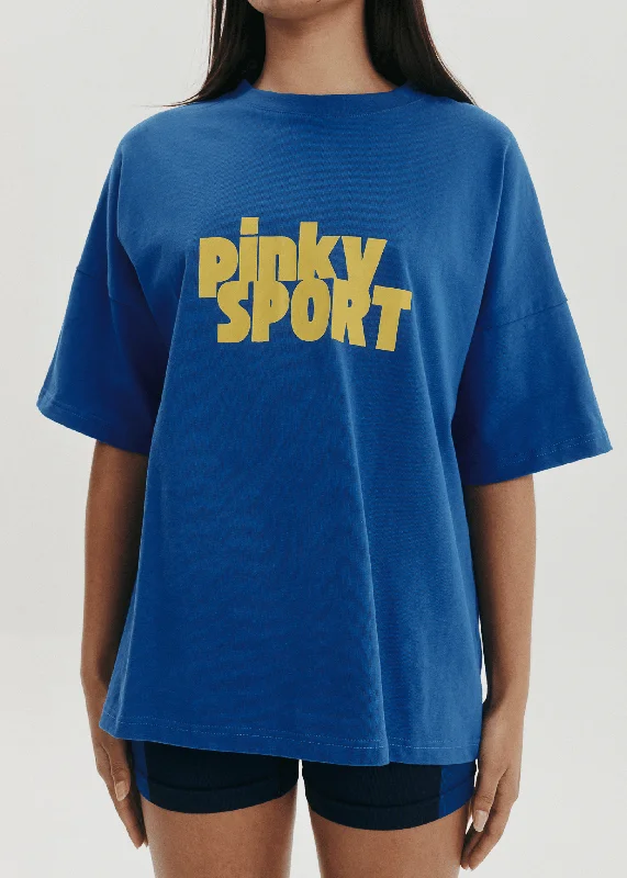 Pinky Sport T-Shirt - Sapphire Blue