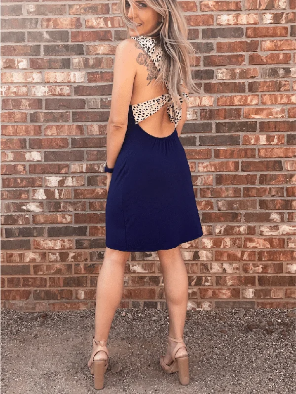 Just a Little Extra Backless Mini Dress