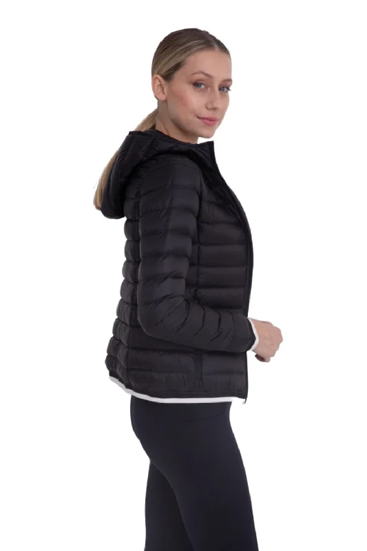 Mono B Padded Puffer Jacket with Hood SB041