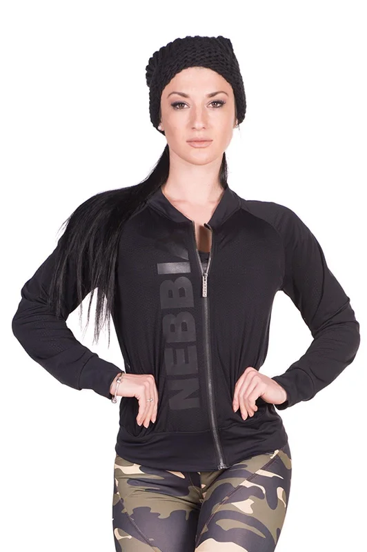 Nebbia Zip Sweatshirt 288 - Black