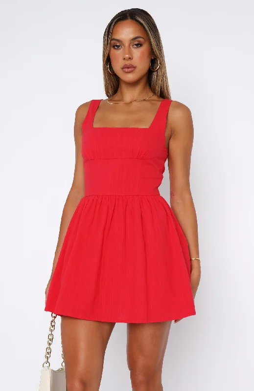 Trending Now Mini Dress Red