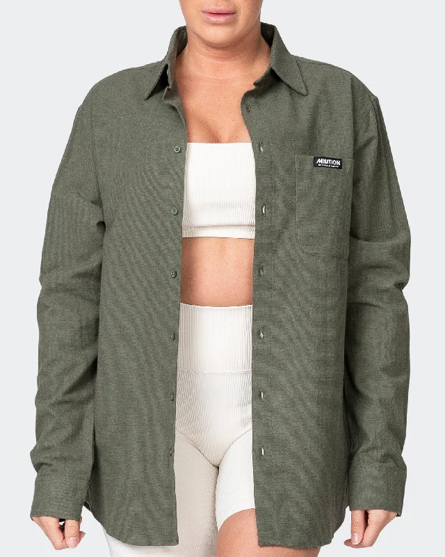 Unisex MN Throw Over - Dark Khaki