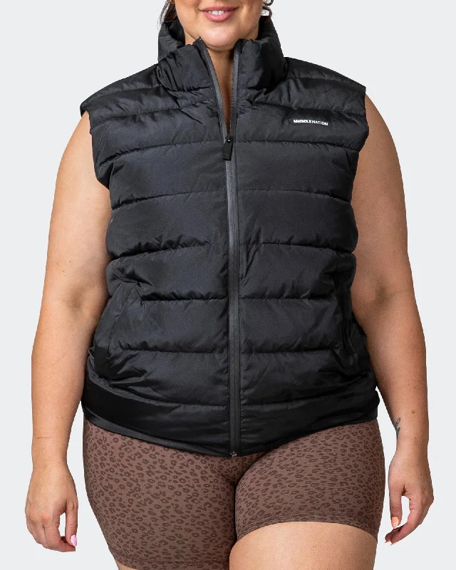 UNISEX PUFFER VEST Black