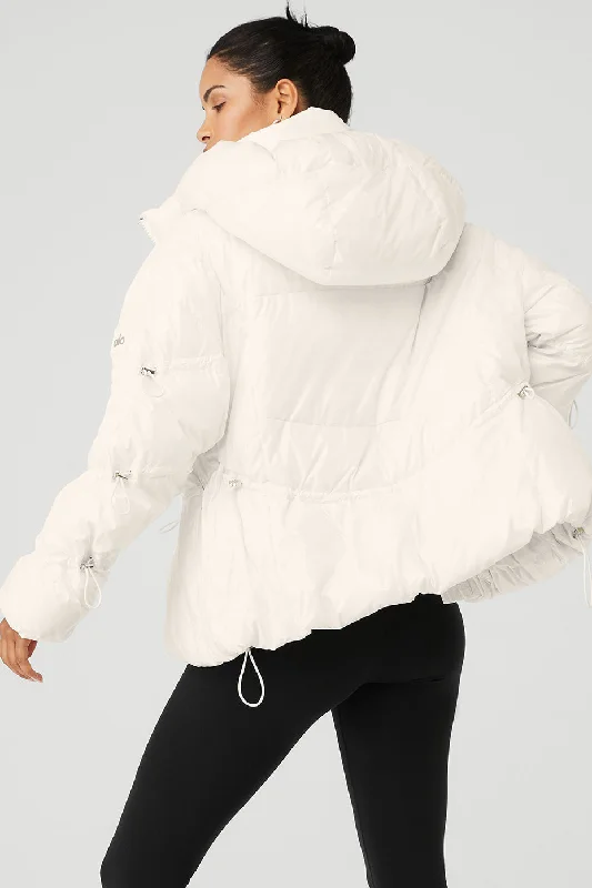 Stunner Puffer Jacket - Ivory