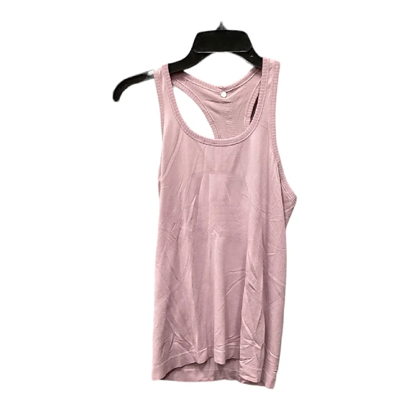 Athletic Tank Top By Lululemon In Mauve, Size: S