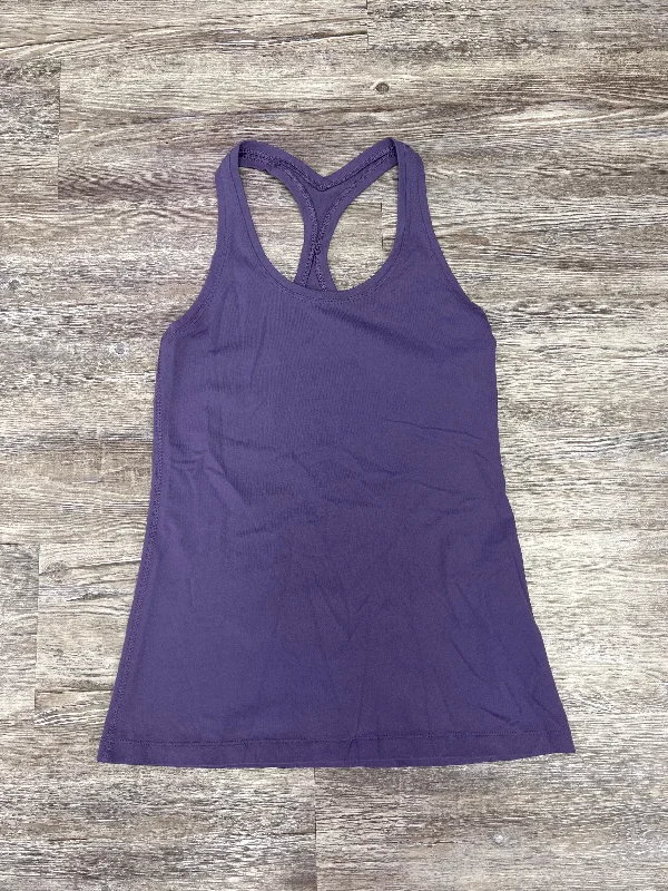 Athletic Tank Top By Lululemon In Purple, Size: M