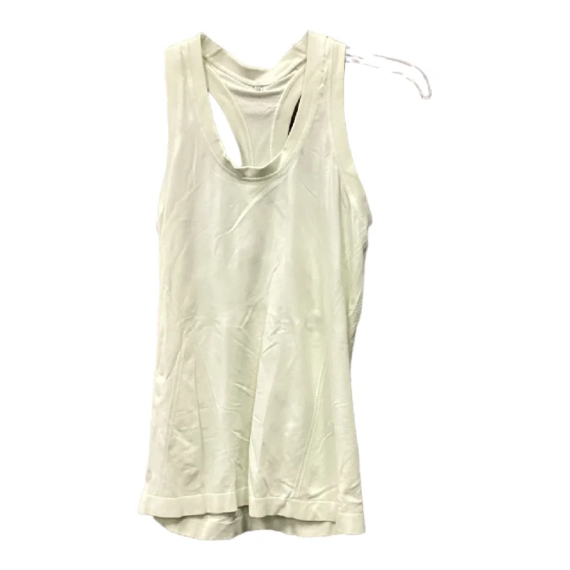 Athletic Tank Top By Lululemon In Yellow, Size: S