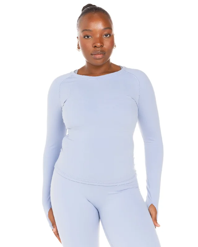 Aura Long Sleeve - Blue Blizzard