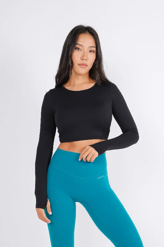 Bodywork Long Sleeve Crop Top