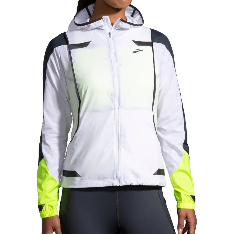 Brooks Run Visible Convertible Womens Running Jacket - White