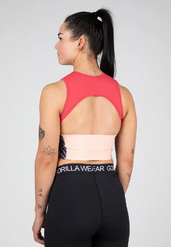 Gorilla Wear Zion Crop Top - Red