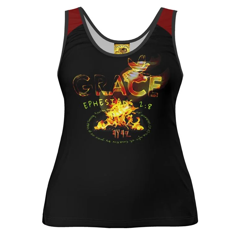 Grace 101-01 Ladies Designer Scoop Neck Tank Top