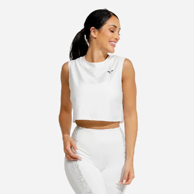 Limitless Crop Top - White