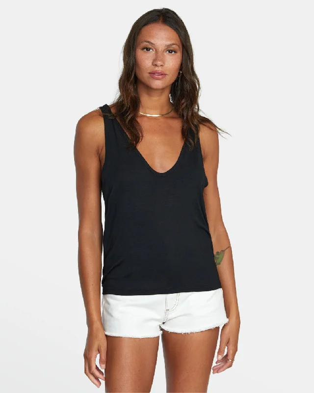 Mayday Tank Top - True Black