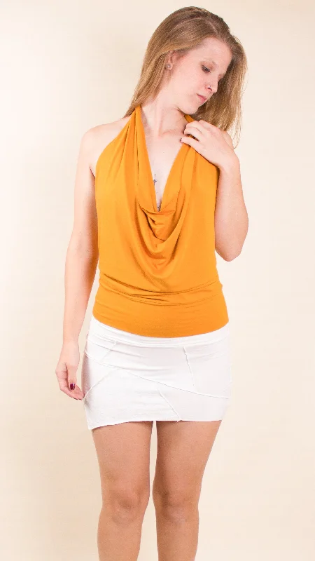 Open Back Cowl Tank