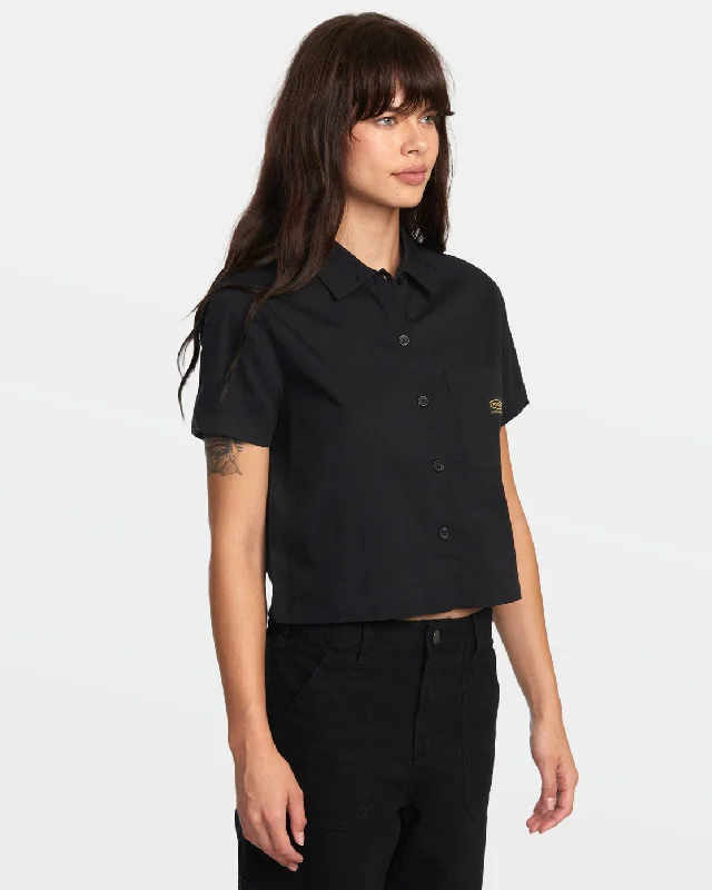 Dayshift Short Sleeve Shirt - RVCA Black