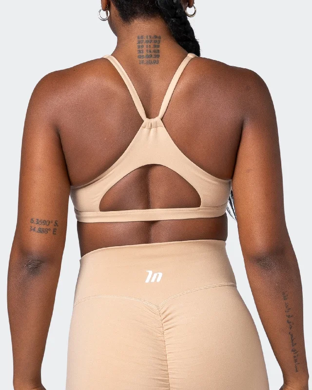 Stride Bralette - Biscotti