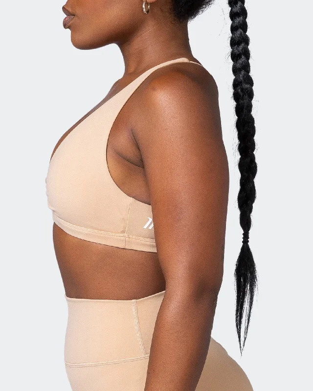 Stride Bralette - Biscotti