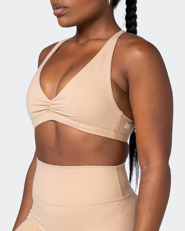 Stride Bralette - Biscotti